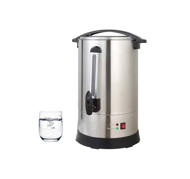 Household Appliance Double Wall Stainless Steel Coffee And Tea Urn 8L Hot Water Dispenser With Temperature Adjustment