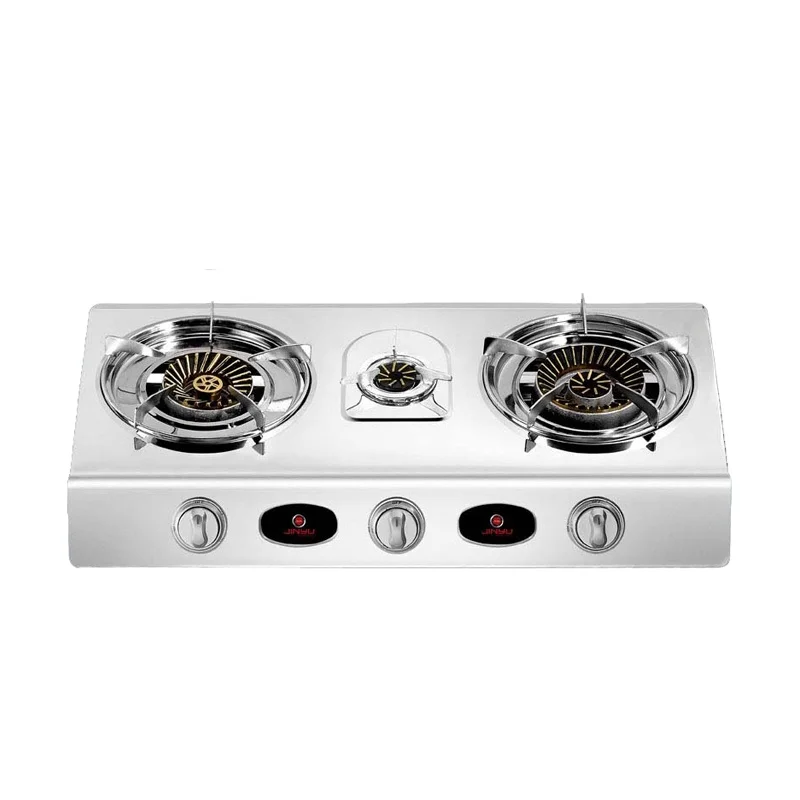 portable household table gas cooktops 3 Burners gas cooker