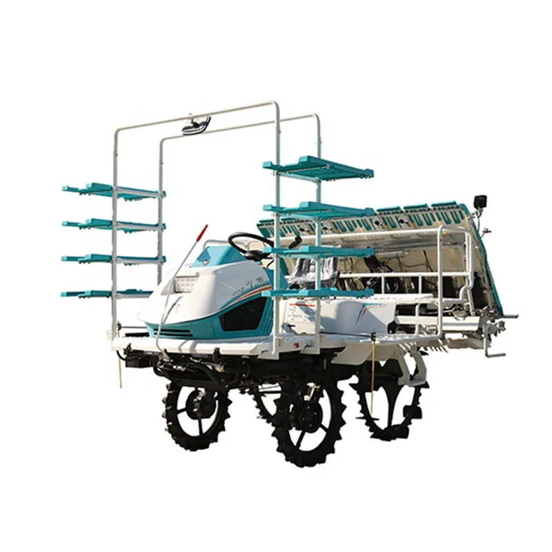KUBOTA 6 rows riding type rice planting machine rice transplanter with cheaper price