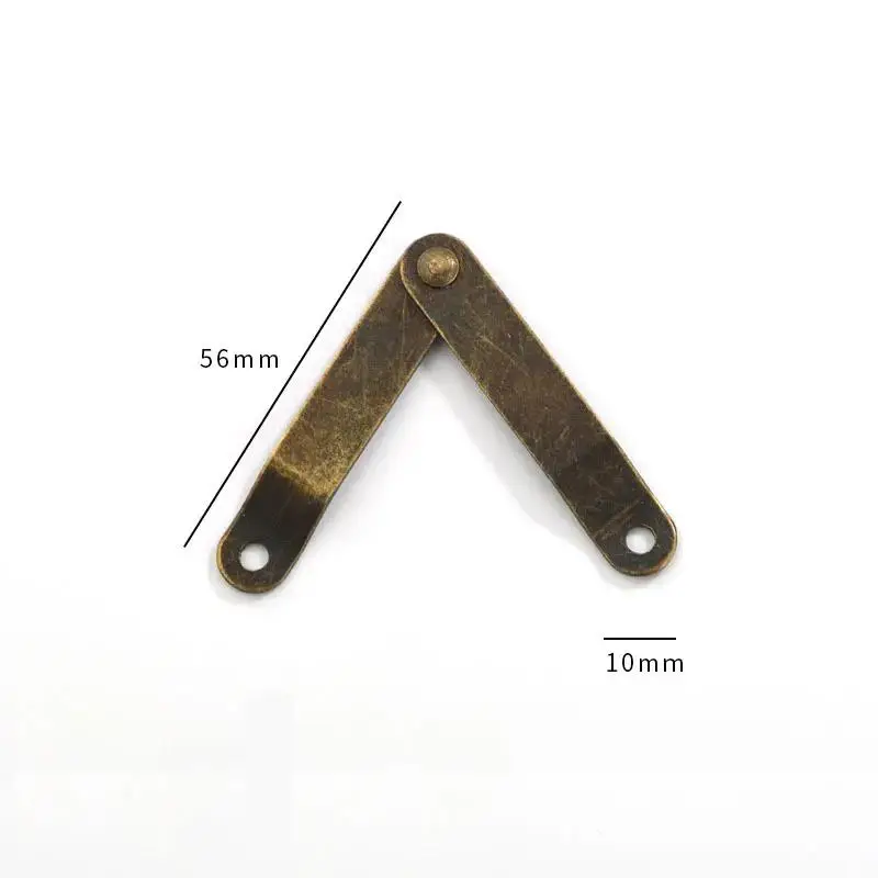 Cabinet Drawer Door Lid Support Decorative Hinges Furniture Hardware 61 * 11mm Hinges
