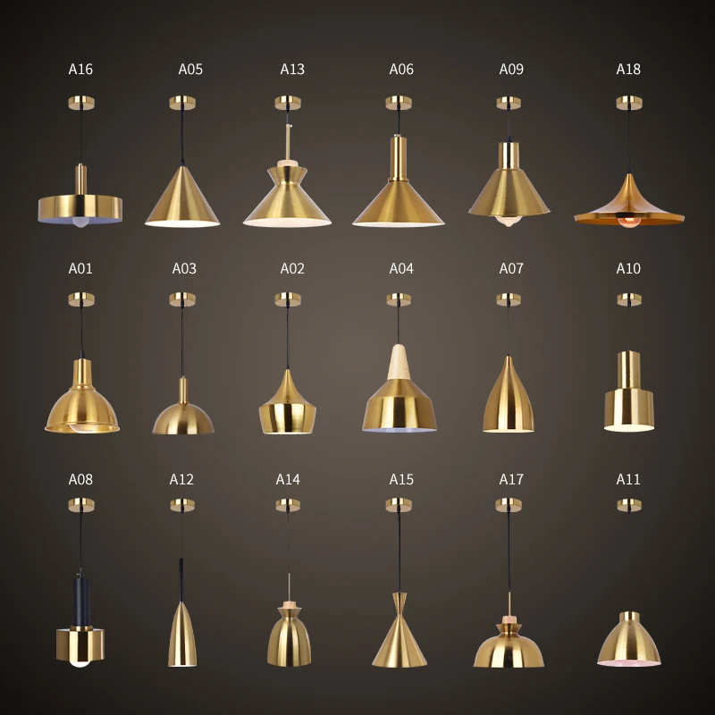 
New Arrival Golden Color Simple Style Iron Indoor Bedroom Restaurant Hanging Modern Chandelier 