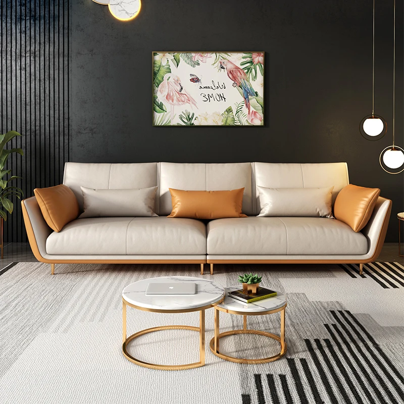 SF-28 escritorio office furniture commercial modern reception sofa office couch leather office sofa set furniture