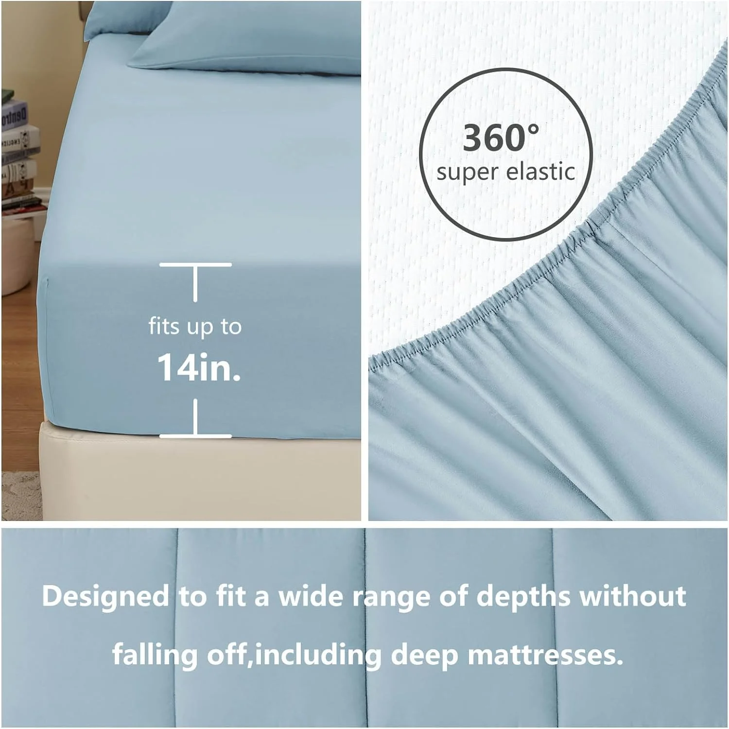 Queen Comforter Set 7 Pieces Bed in a Bag Set Black Bedding Sets Queen With All Season Quilted Comforter