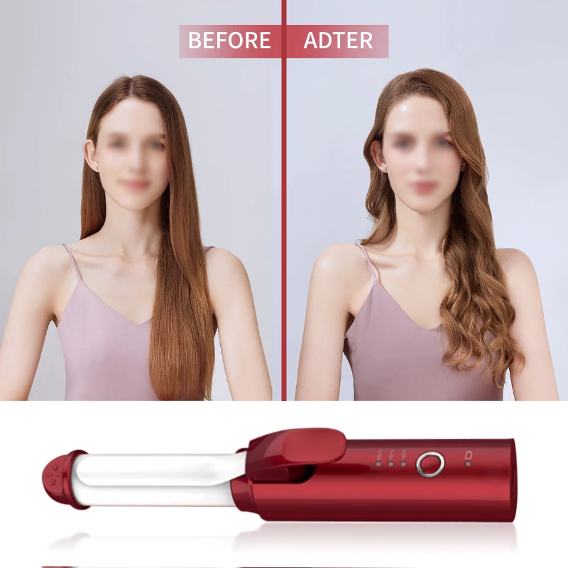 custom made USB Rechargeable Professional Curling Hair Curler