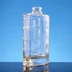 Flint Glass Cap Finish 750ml Vodka 0.5l Glass Bottle