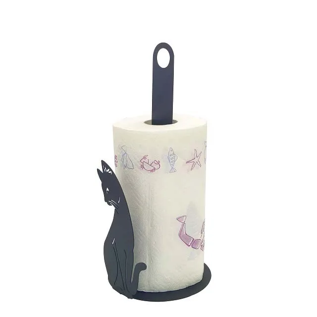 Hot Products Metal Desktop Paper Roll Holder Factory Direct Sales Home Decoration Towel Roll Holder