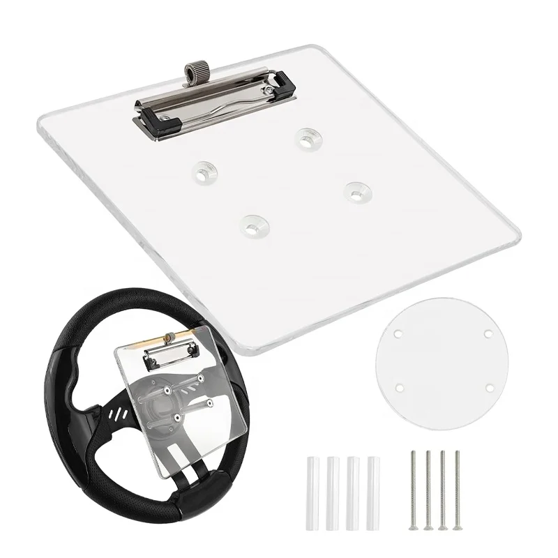 High quality Golf Cart Steering Wheel Scorecard Holder with Pencil Holder & Clip Fit for Club Car
