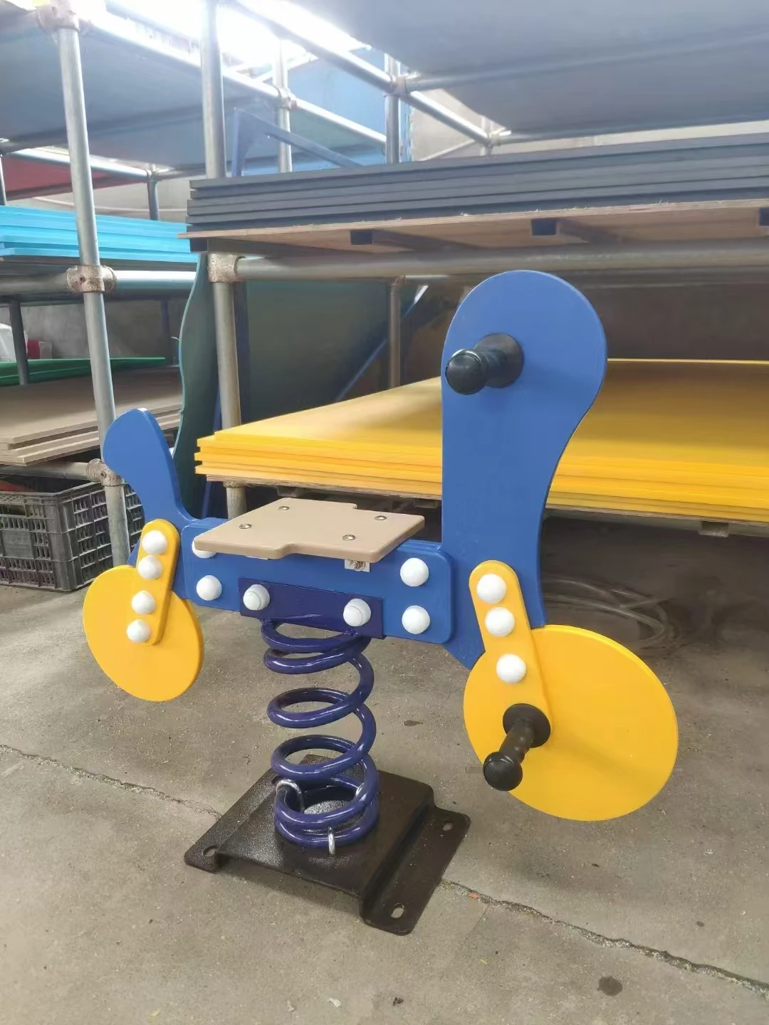 Cheap Price PE Board Kids Play Amusement Park Games Rocking Horse Other Outdoor Ride on Toys Children Playground Spring Rider