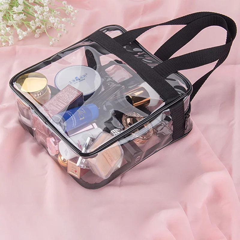 Tote Beach Special Packaging Shaped Make up Cosmetic Perfume Shopping Mobile Phone Cases Package PVC Pvc Bag Zipper Bag Accept