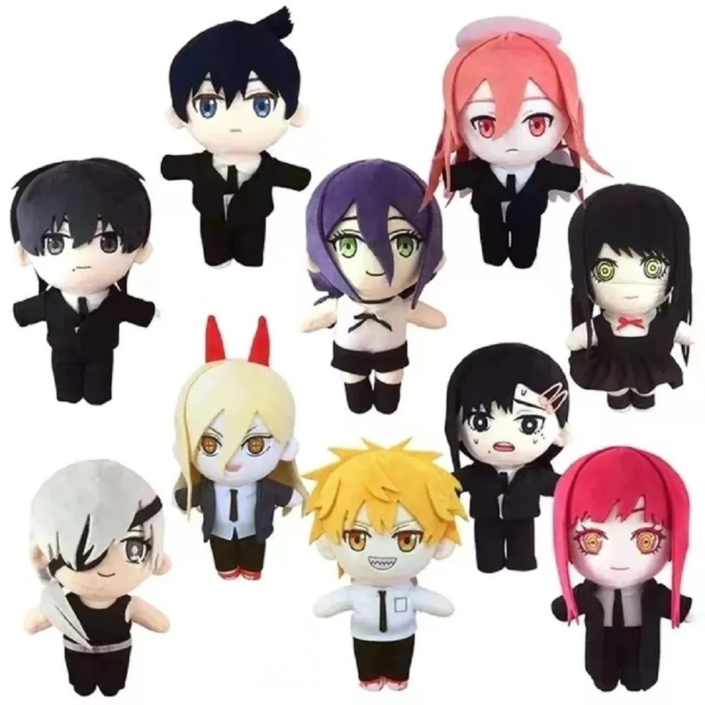 9 Styles Hot Anime Plush Doll Anime Chainsaw Man Denji Pochita Makima Plush Toys Friends Gift