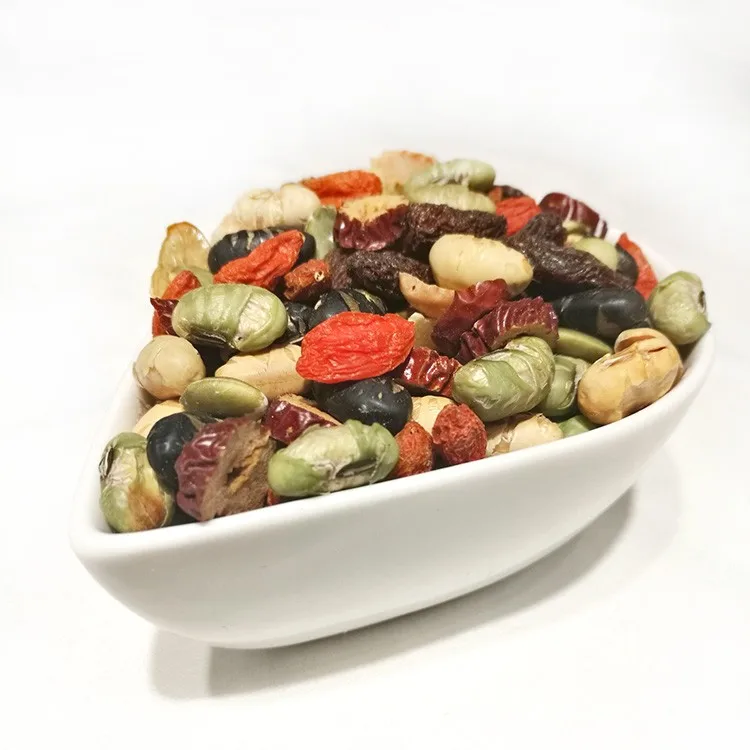 Оптовая цена натуральные орехи еда Вкусные Жареные Смешанные сухие фрукты