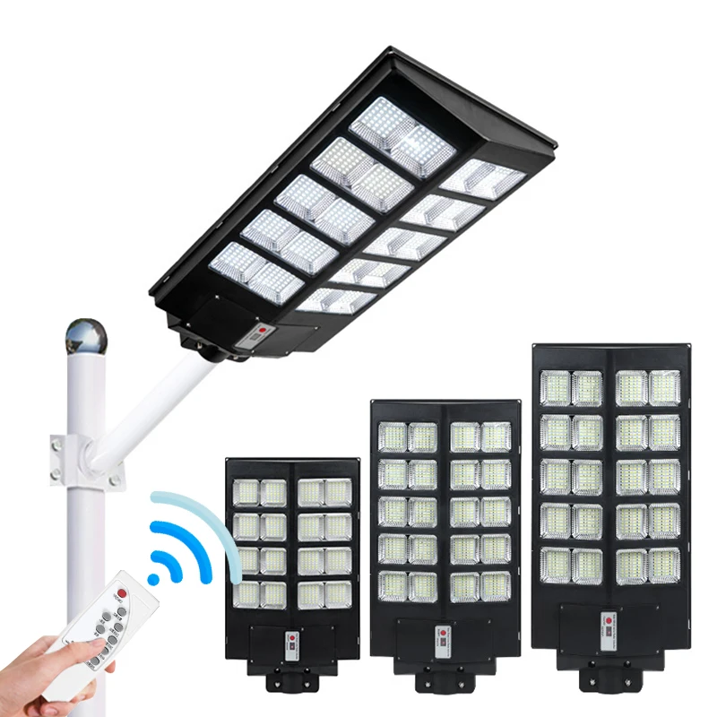 NEW design 300w 400w 500w waterproof ip65 integrated lamp outdoor streetlight lightsold all in one led solar street light