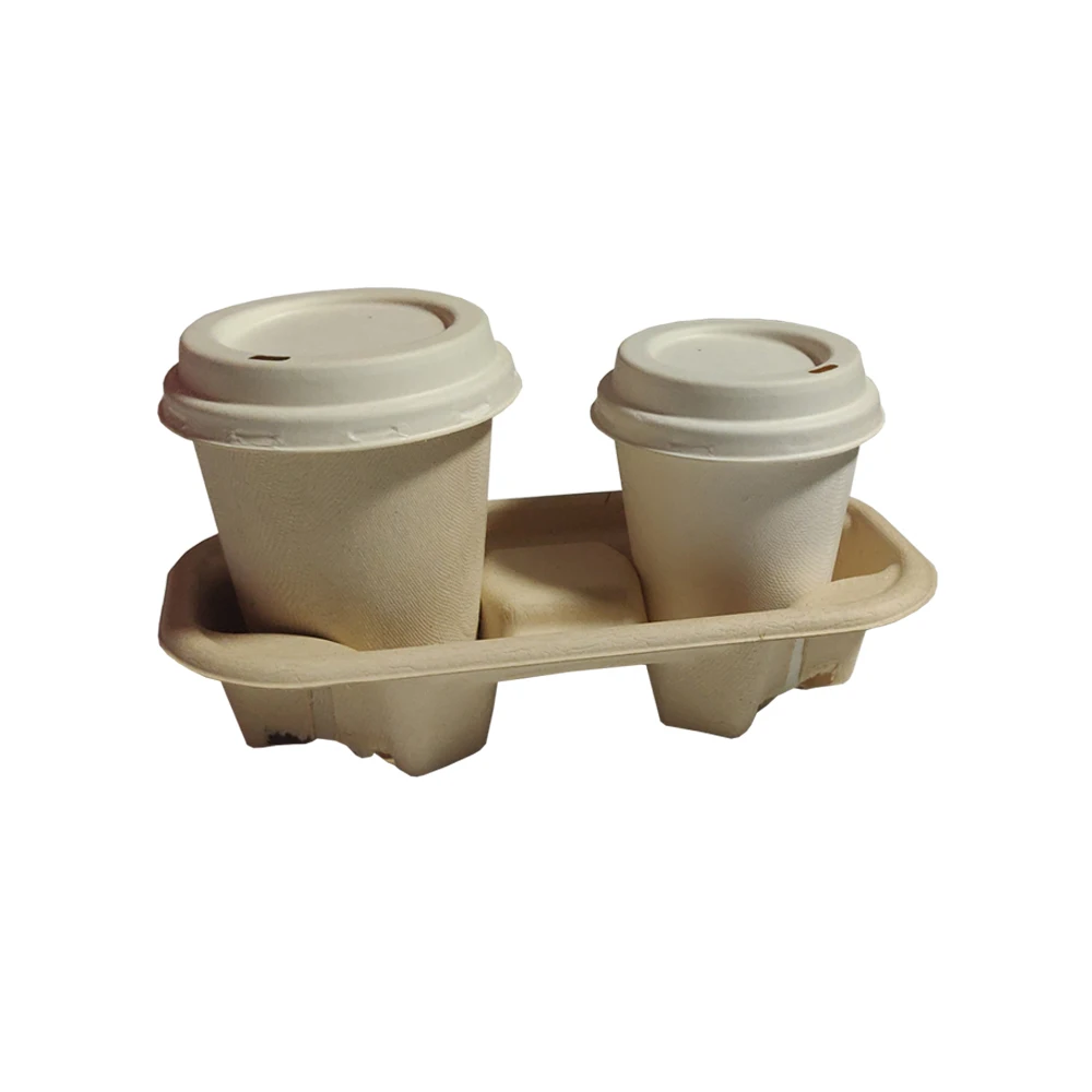 
Tomato Eco-Friendly Biodegradable sugarcane bagasse pulp disposable biodegradable compostable coffee cup 12oz sugarcane 