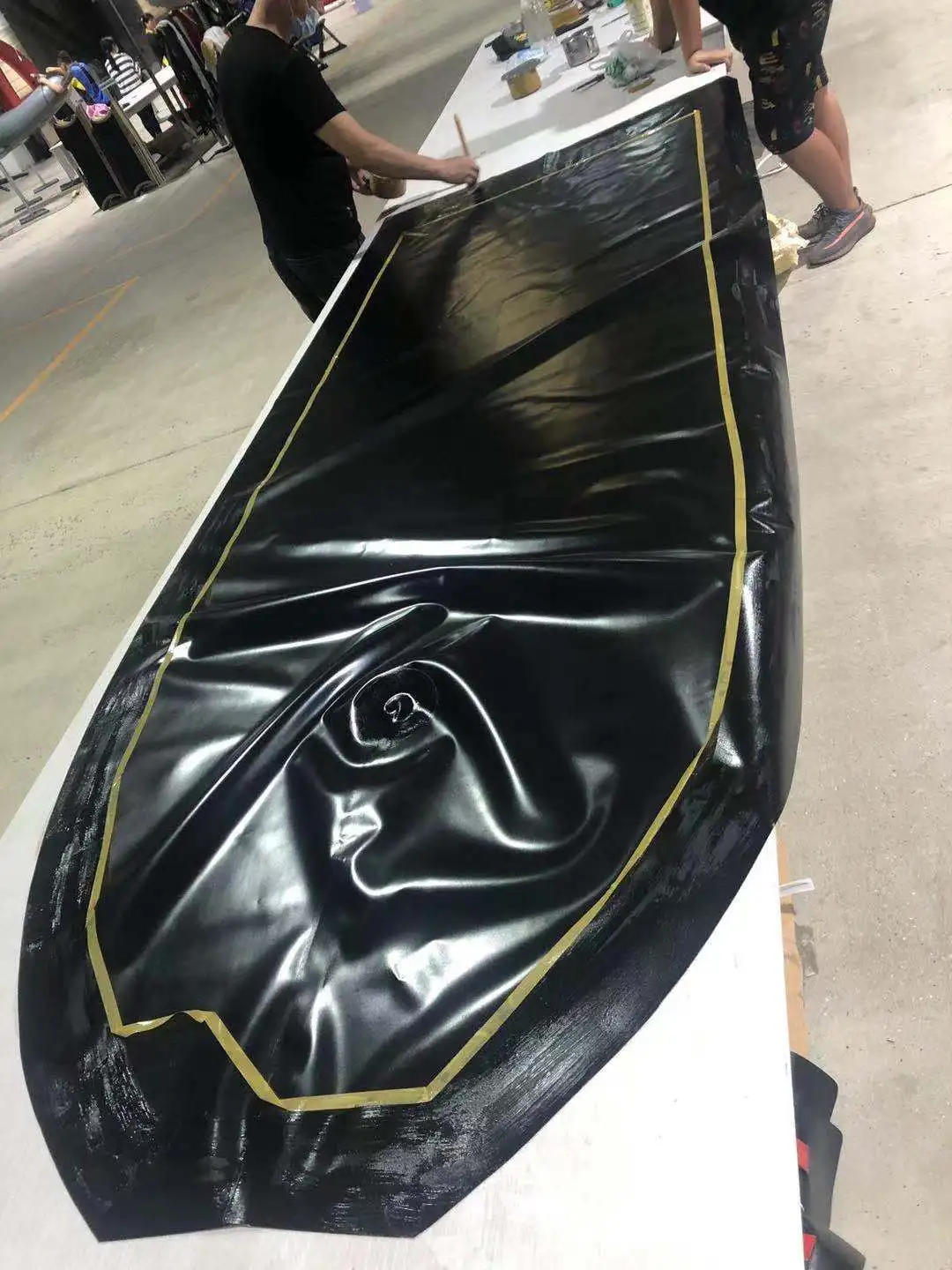 Inflatable boat  6-8 people PVC material boat Fishing kayak