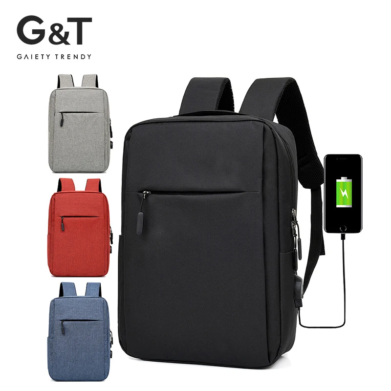 G&T Cheap New Custom Large Capacity Laptop Backpack USB 13 inch business laptop backpack