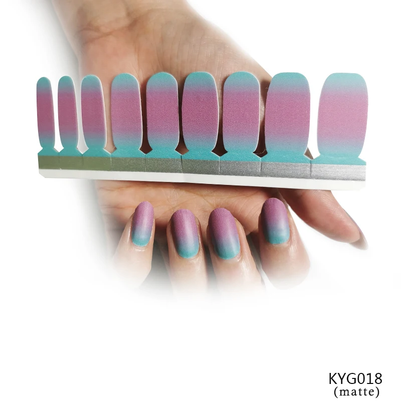 KIKILEE matte 100% real Nail polish wraps for buying online