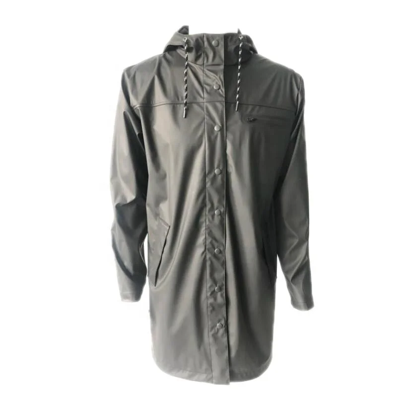 PU knitting fabric waterproof wind proof welded fashion lady Jacket for German