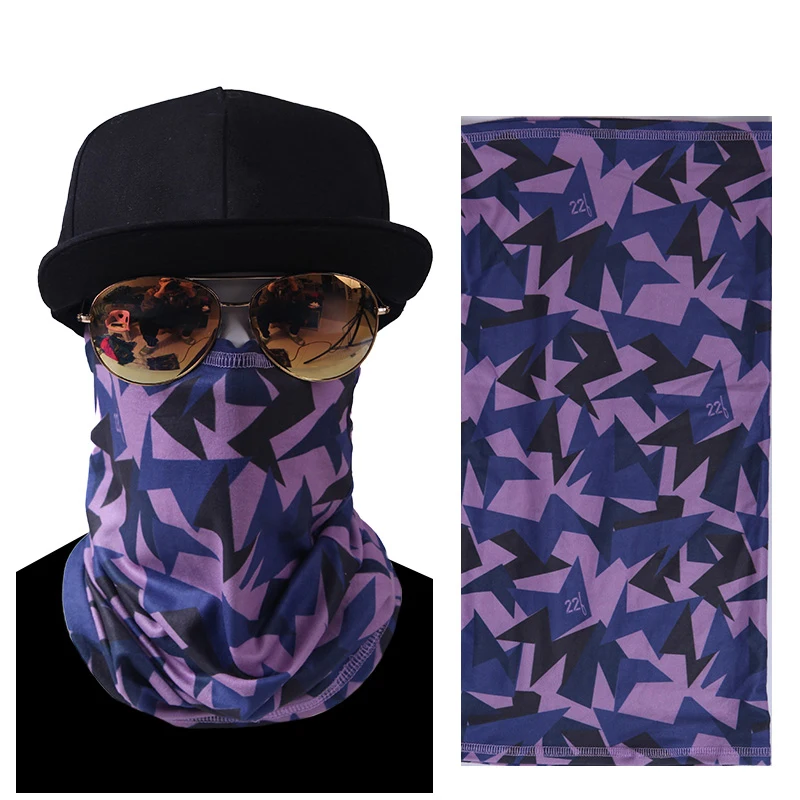 Versatile Design Bandana Comfortable Polyester Fabric Sports Bandana-Breathable Feature