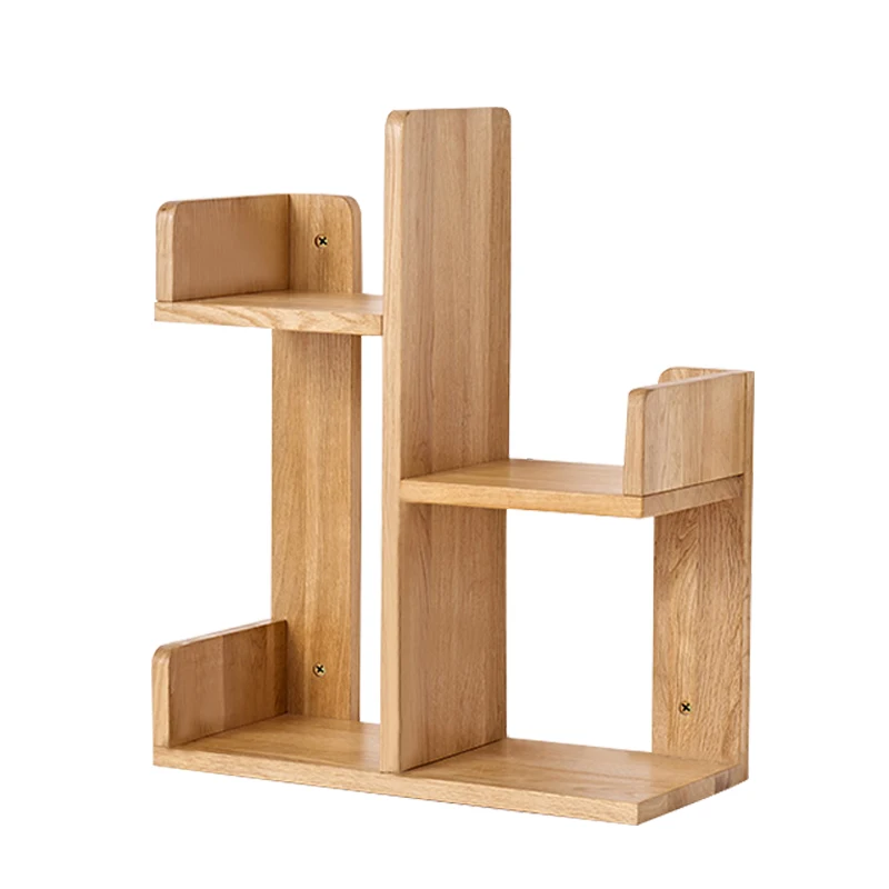 
Simple table bay window shelf creative desk storage rack student space saving small book shelf Cosmetic storage rack 