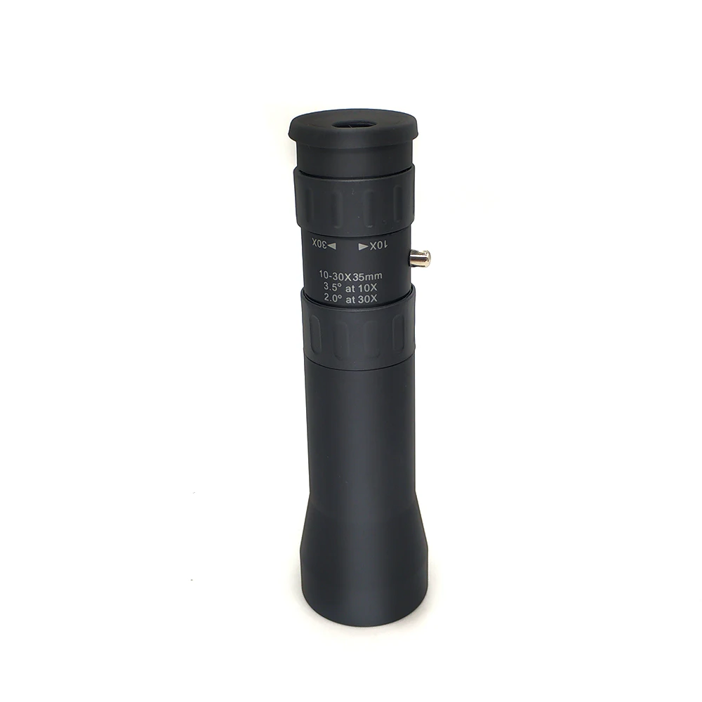 Secozoom Large Objective Zoom 10-30x35 nikula monocular BAK7 Plastic and metal prisms are optional for Hiking Hunting