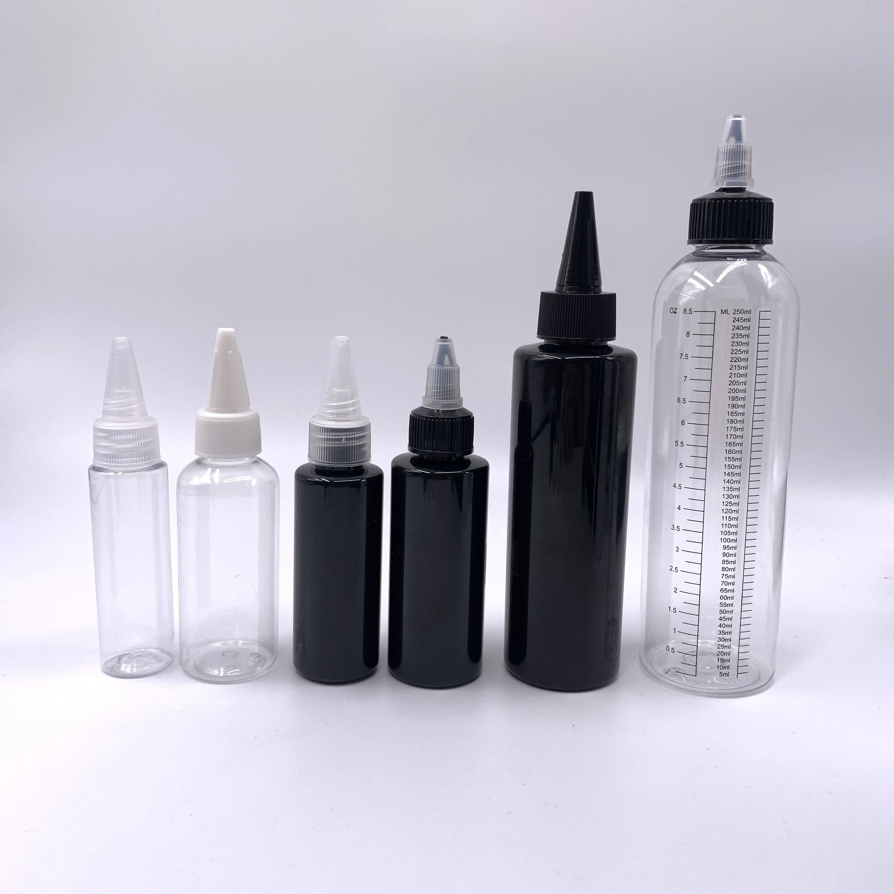 1oz 30ml 50ml 60ml 120ml kitchen bottle soft plastic squeeze sauce tube bottles with twist top cap