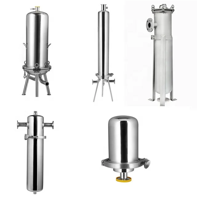 Stainless Steel 304/316L  multi core Filter Housing Liquid/oil/wine/beer/honey/syrup/paint filtration machine