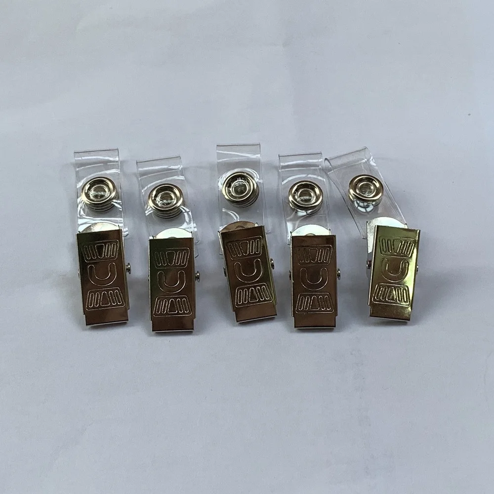  Лидер продаж металлический значок ID карты держатель зажим