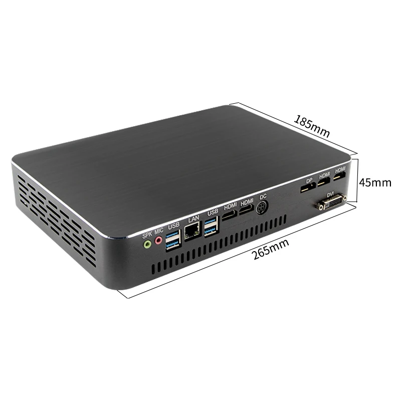  Бесплатная доставка игровой мини-компьютер Intel i3 9100F i5 9400F двойная графика GTX 1050/1050ti 4 Гб мини настольный ПК HD2.0 DP