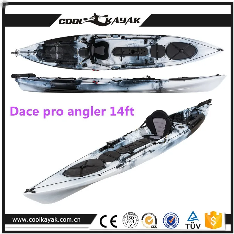 no inflatable Crusing chinese single kayak with motor