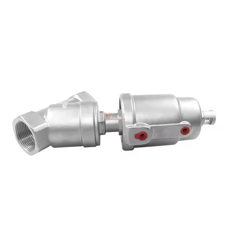 1.6mpa 304 316 BSP NPT RC C type pneumatic angle seat valve y-type check valve angle seat check valve