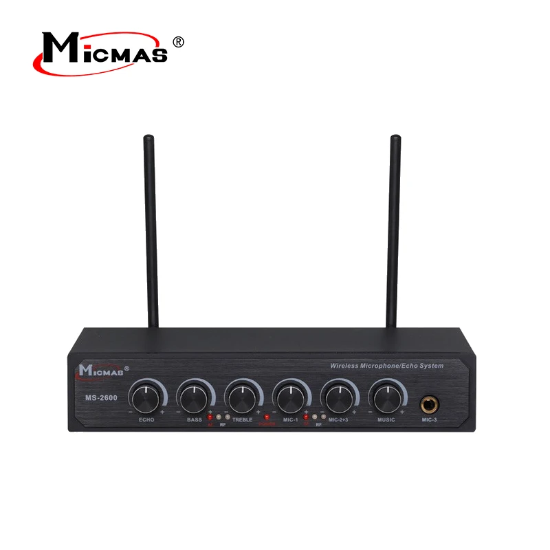 
MS-2600 Hotsale Echo Karaoke Wireless Microphone Handheld For Wholesales 