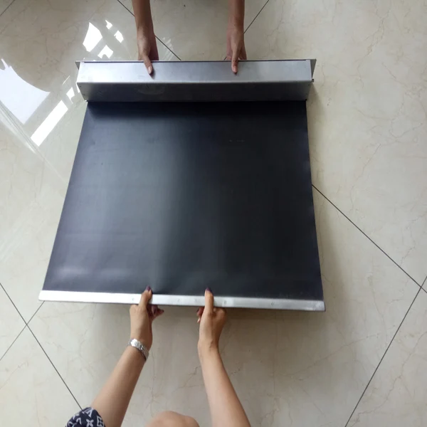 Rolling Curtain Shield Customized retractable way cover Steel Roll Up Cover for cnc machine