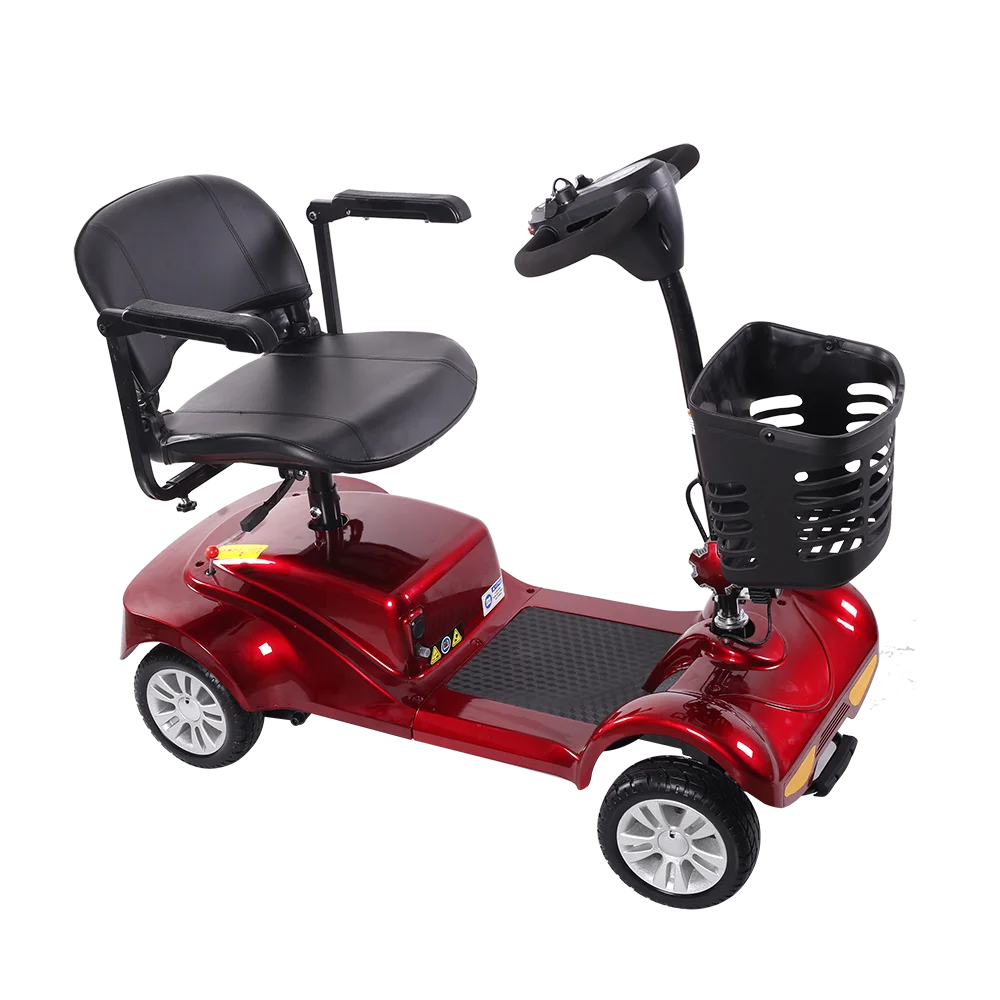 7 Inches Pu Solid Tire Foldable Mobility Scooter Removable Seat Cushion Mobility Scooter Elderly