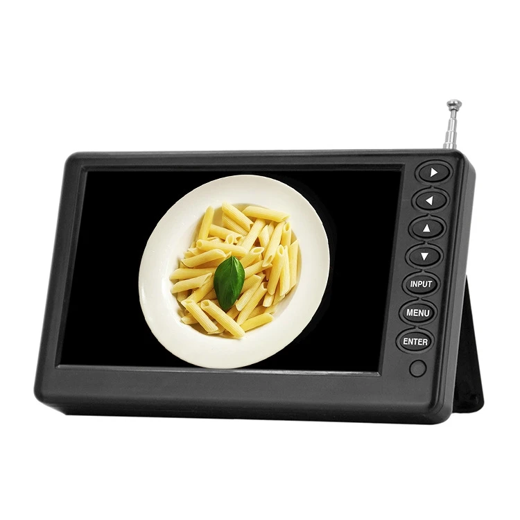 Hot Selling 5 Inch Mini LCD Portable Digital TV Player 1500mAh Car Home Television