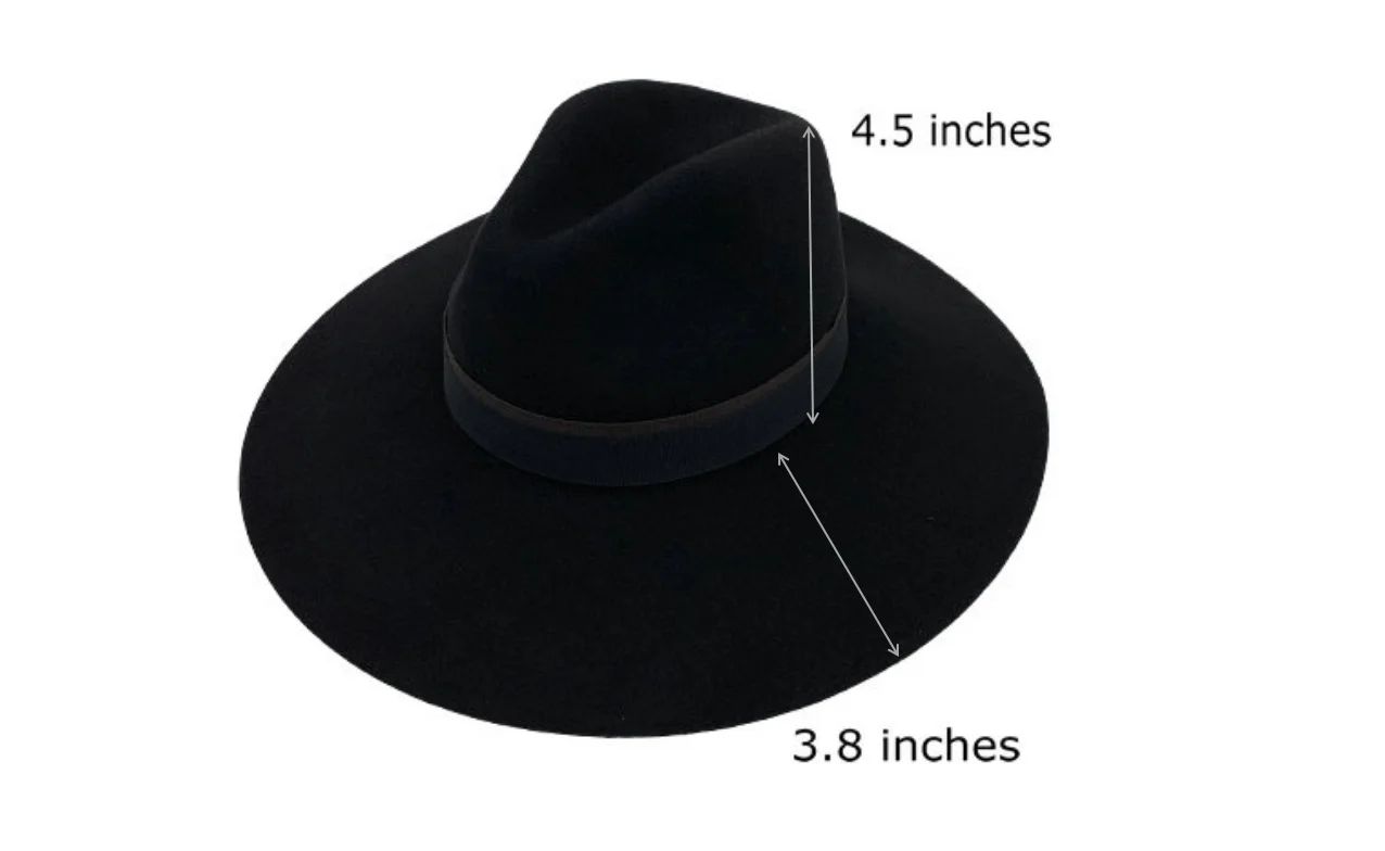 
2018 Fashion Wool Felt Men Hat Wide Brim Fedora Floppy Leather Belt Hat 