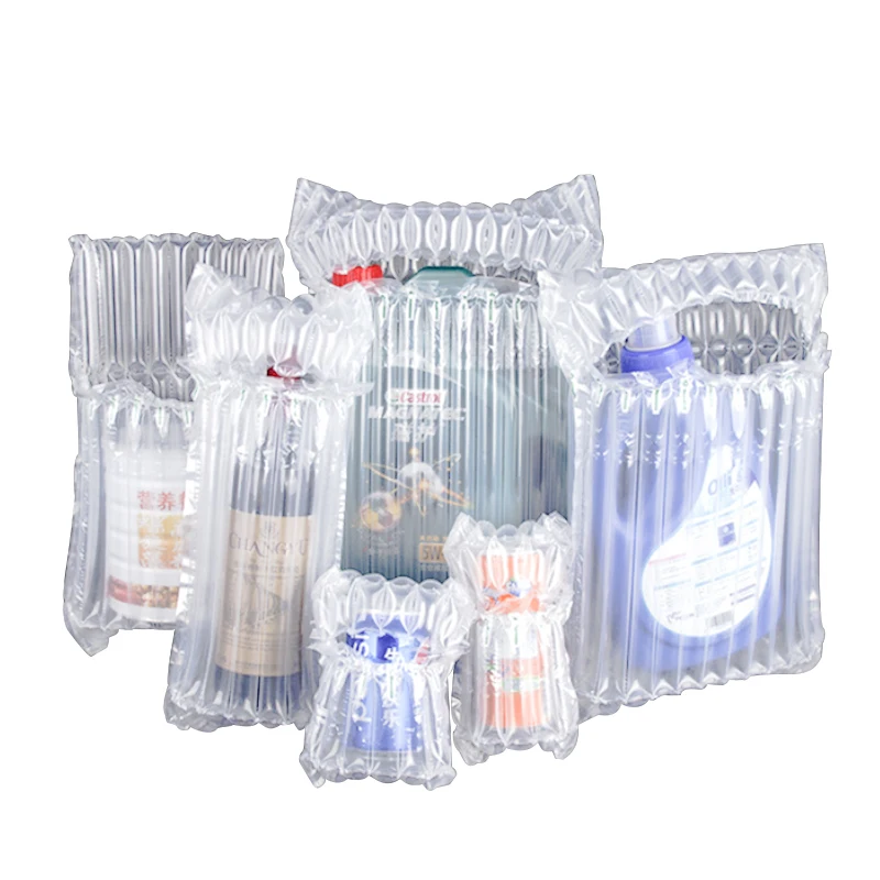 Customize White Column Bubble Making Machine Bubble Shipping Air Column Bag For Automobile Engine Oil Logistics Packaging