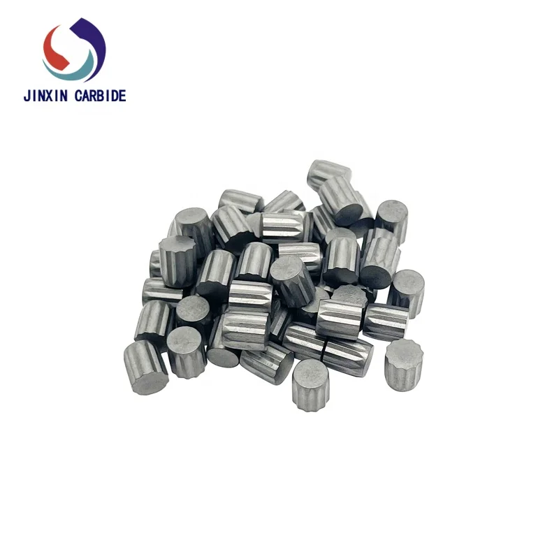 Zhuzhou Jinxin Customized serrated carbide button inserts YG6 YG8 YG10 for coal mining/rock drilling/oil field drilling bits