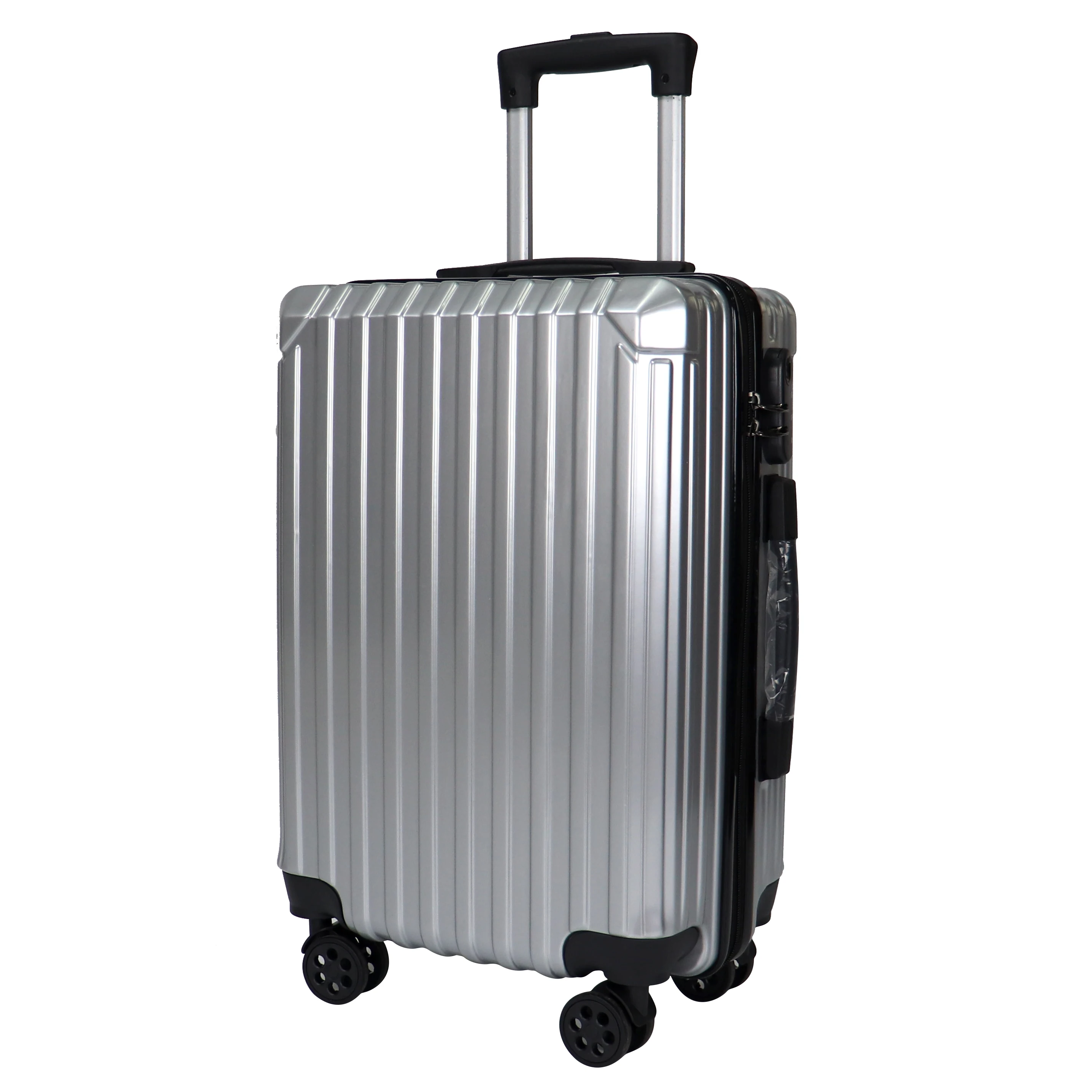 Wholesale valises  3 pieces ABS&PC suitcases luggage sets  luxury  aluminium trolley luggage suit case
