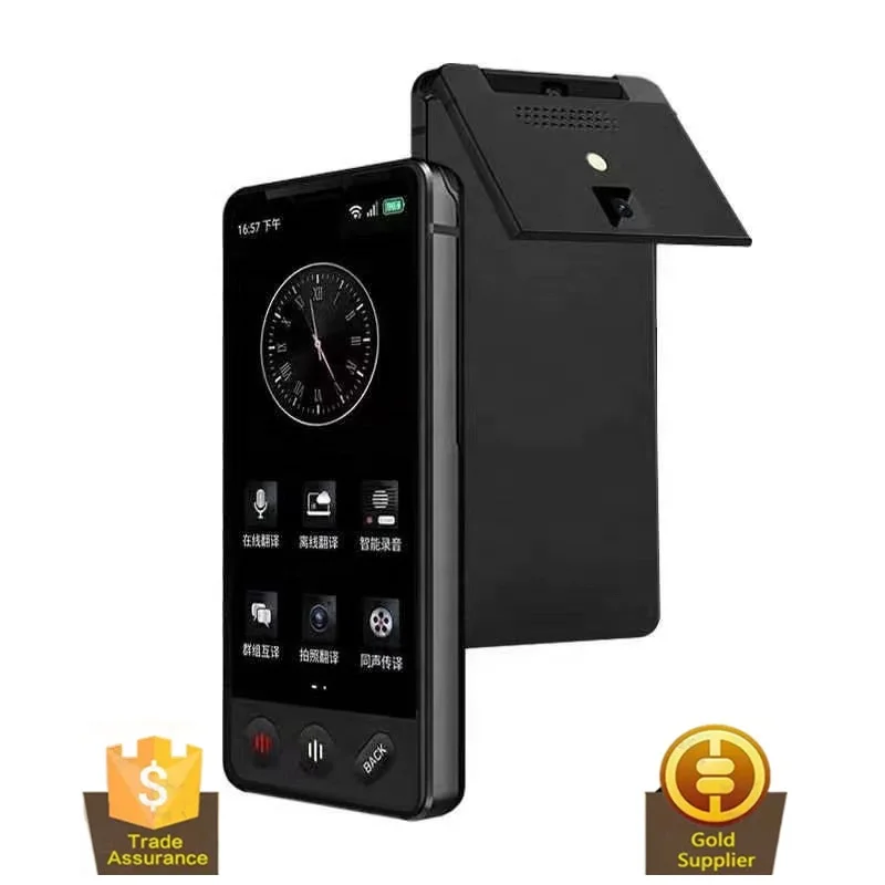 Language Translator Device Portable Voice Translation for 137 Languages and Accents, Support WiFi/Offline/Translation with 4 inc