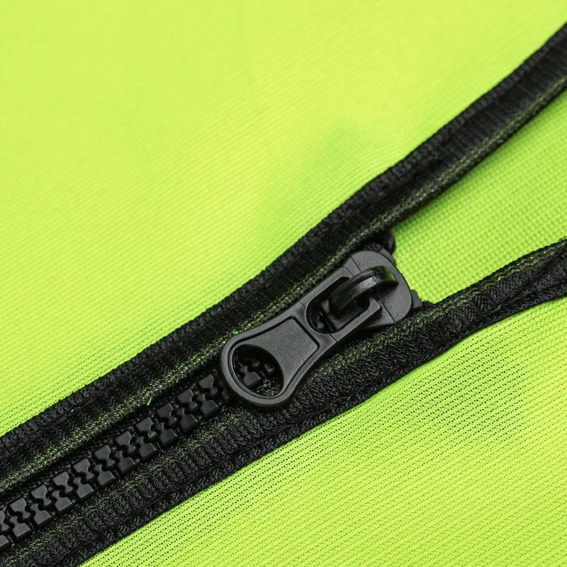 Zipper Safety Vest Outdoor Construction Worker Safety Reflective Vest