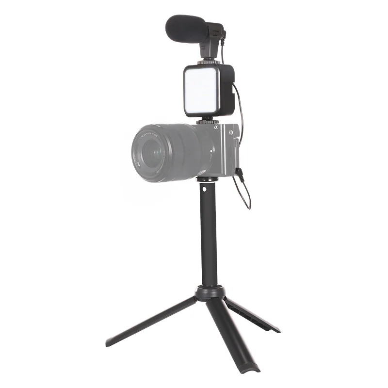 
Popular Handheld video voice recording for Mobile phone vlog camera microphone kit 