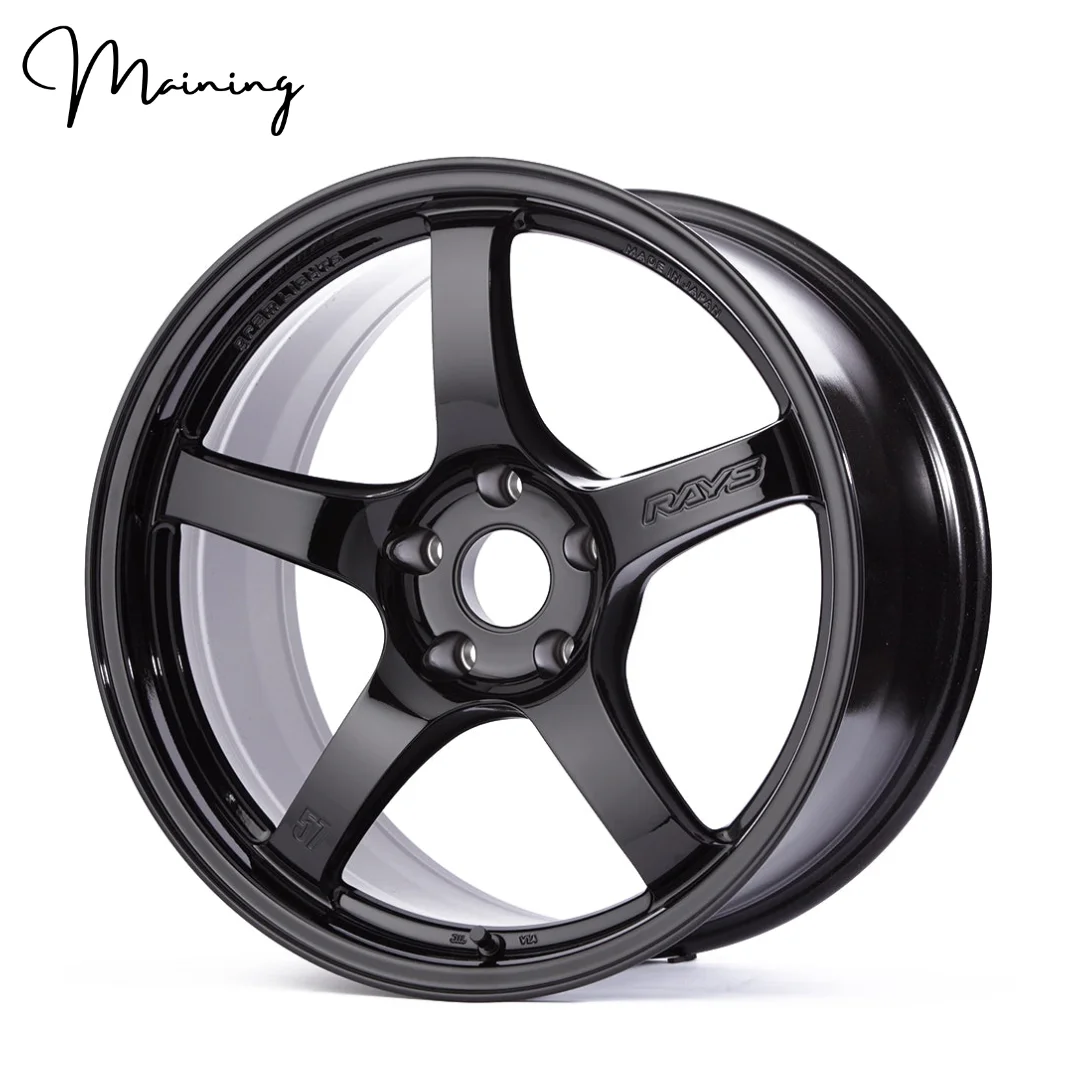 Custom Size Wheel 57CR 18x9.5 +38 5x114.3 Gloss Black Wheel 19x9.5 +35 5-120 Gunmetallic 18x9.5 +22 5x114.3 Gun Blue Wheel