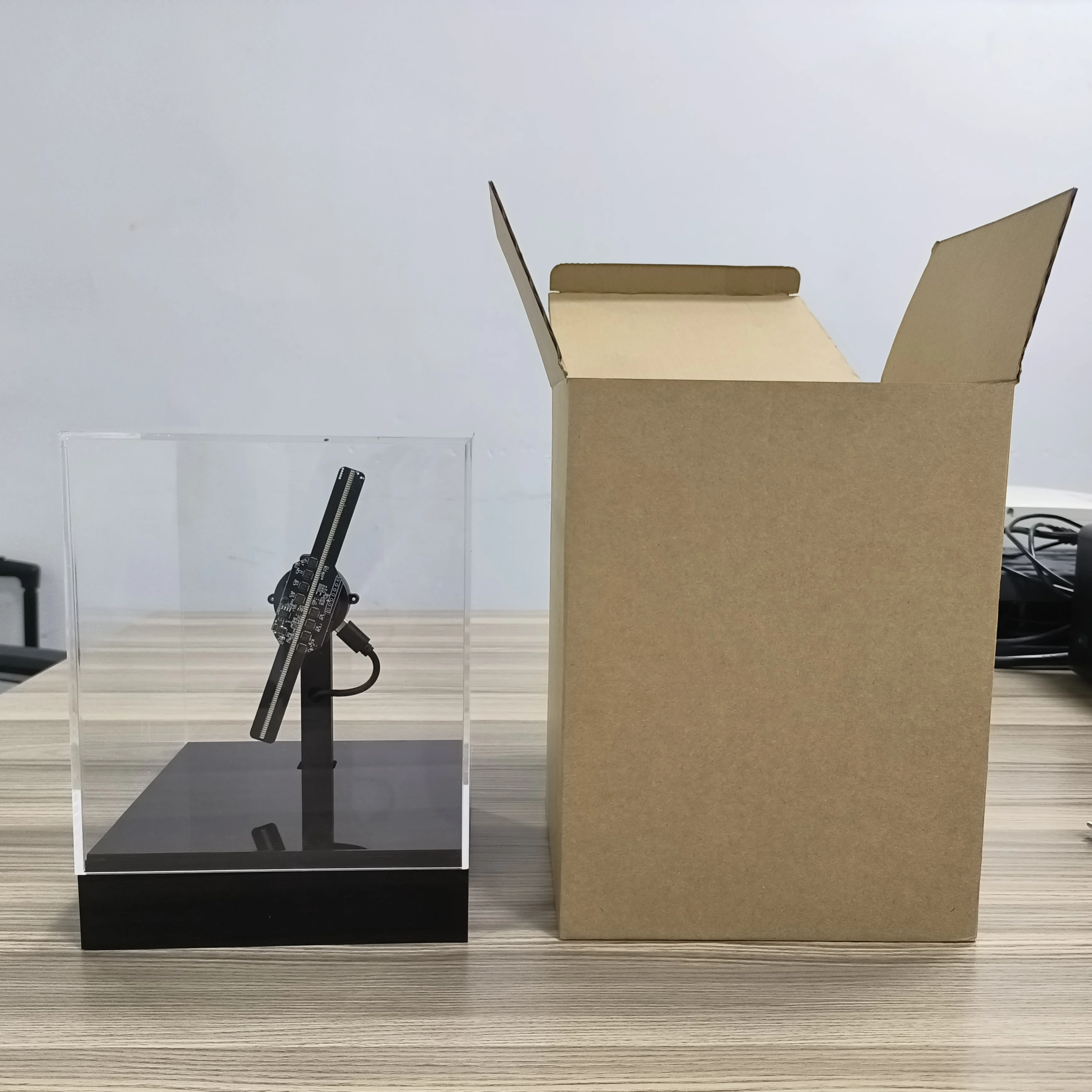 Мощное приложение Holograficos 3d светодиодный вентилятор Holograma видео проектор рекламный голографический дисплей 3D Голограмма для выставочного зала