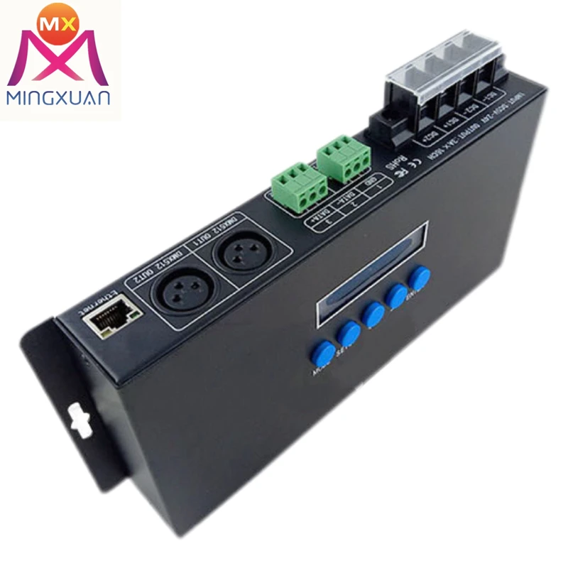 Strip Controller 16 Ports DMX Artnet 16 channels dmx512 Decoder stage console lighting project