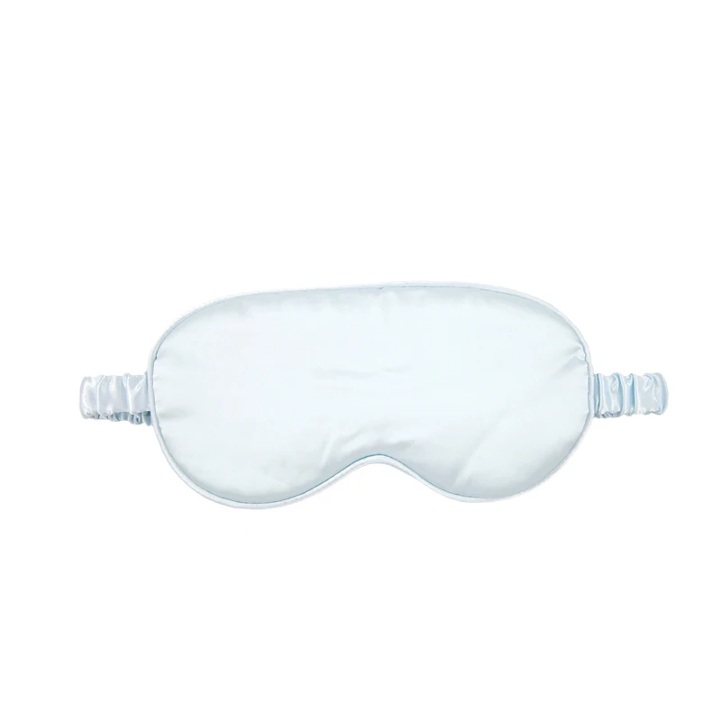 Customizing private Fluffy  Sleeping eyemask Satin Silk Eye Mask Soft Adjustable Sleep Eyeshade Eye Cover For Travel
