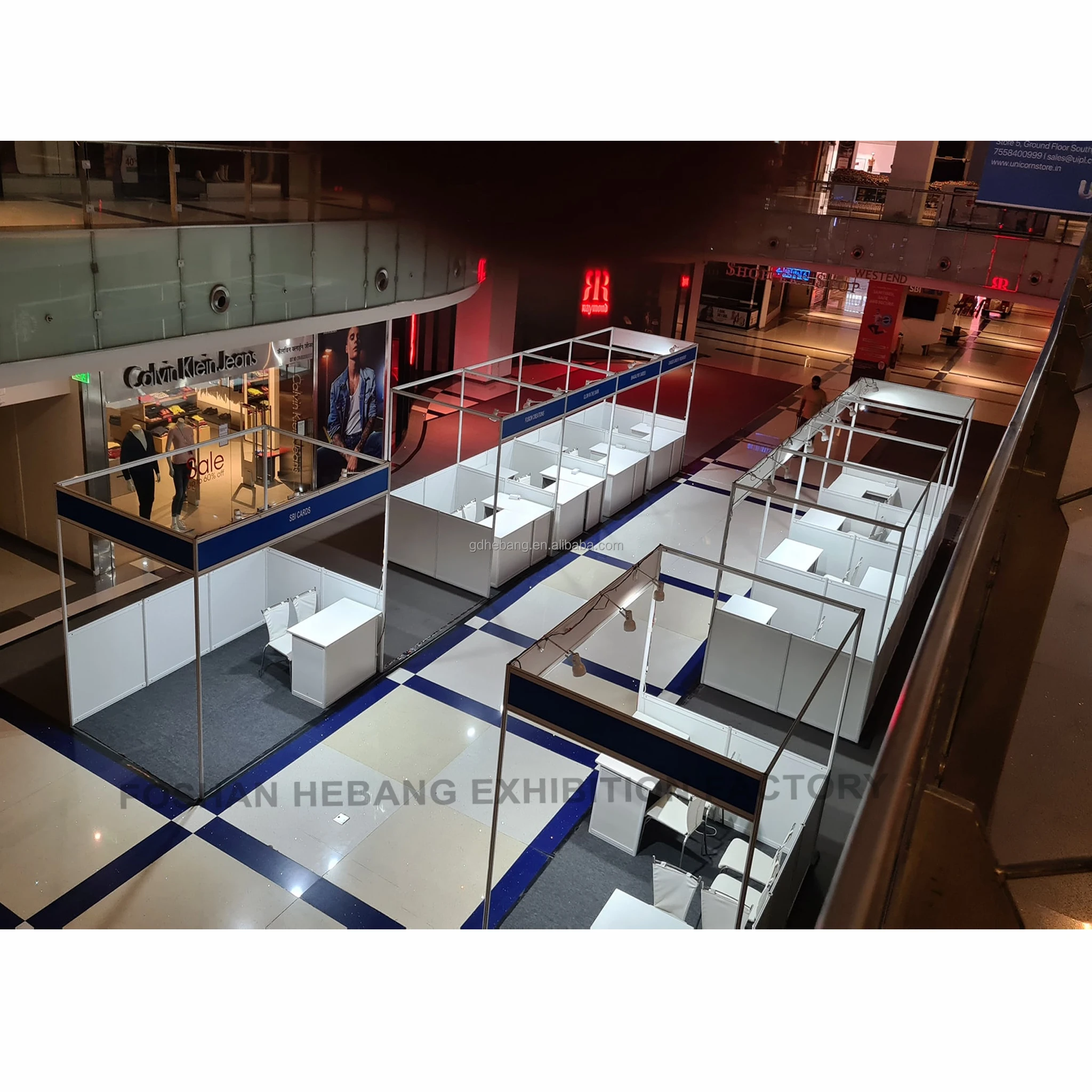 3x3 алюминиевый штранг-прессования стандартная модульная перегородка схема оболочка выставка выставочного Дисплей Выставочный