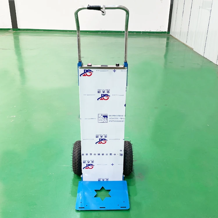 OEM, высокое качество, нержавеющая сталь, 2 колеса, электрическая лестничная машина, складная тележка с функцией подъема по лестнице