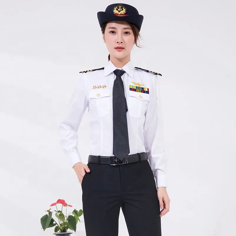 Uniform Shirt Office Formal Work Wear Skirt Suits For Women