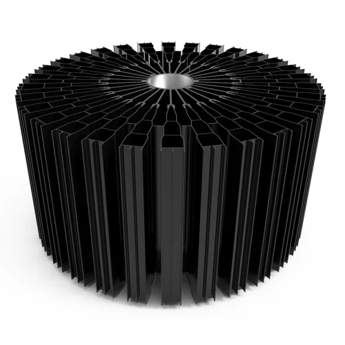 OEM Various Die Casting Aluminum Heat Sinks Fabrication Enclosure Housing Round Extrusion Profile Service