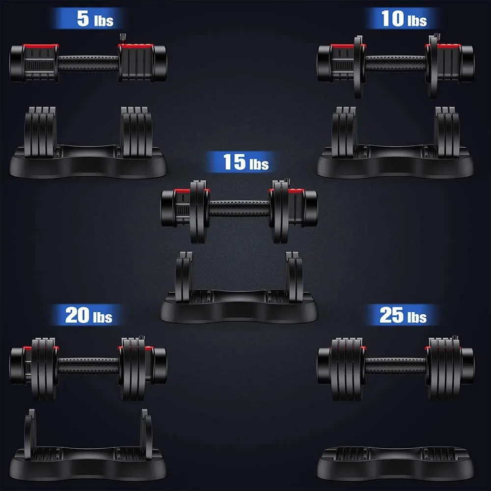 cheapest pro 5kg 12.5lb 25lbs adjustable dumbells weight dumbbells for lady